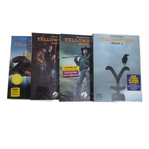 Yellowstone Season 1-4 One To Four* ( DVD ) * *Region 1* *New Sealed* - Picture 3 of 3